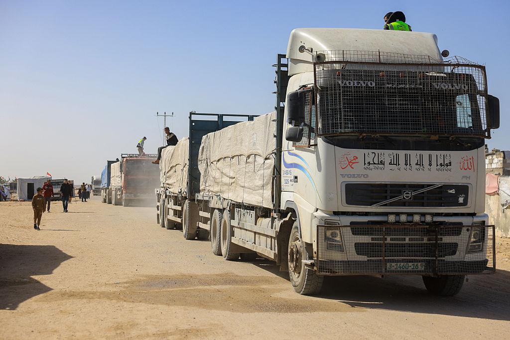 Gaza Conflict Update 2026 Jerusalem Security Developments 2 Gaza conflict update with humanitarian aid trucks delivering supplies in 2026