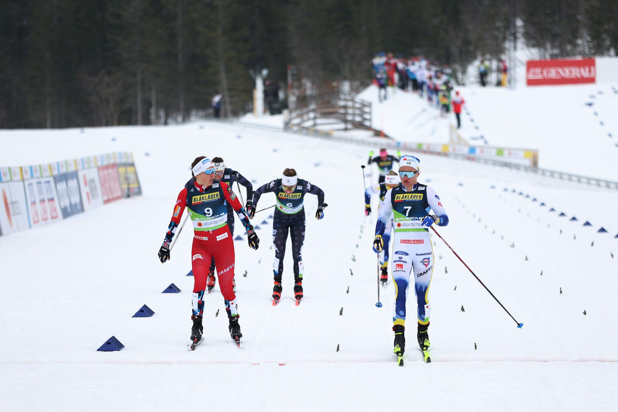 Norway Cross Country Skiing Claims Historic Gold Milano 2026 2 Norway cross country skiing racer powering through uphill section during Olympic race