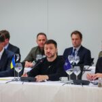 Ukrainian officials meeting Western leaders as part of Ukraine geopolitical strategy talks