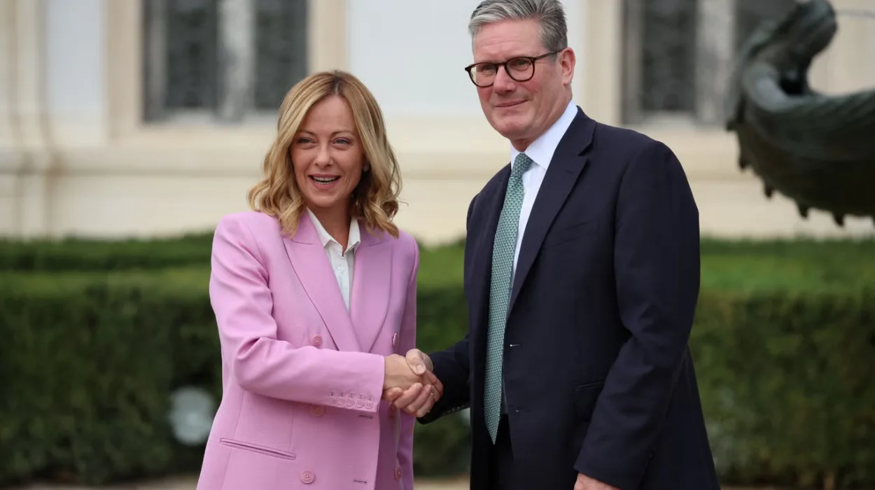 Keir Starmer and Italian PM share similar views