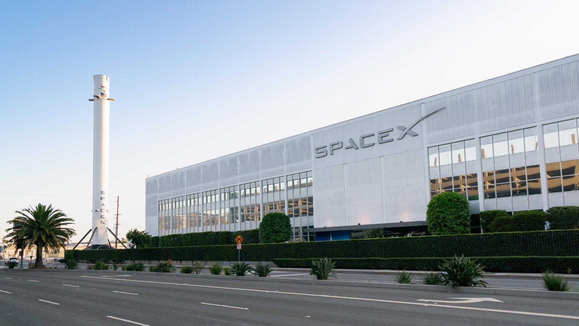 aerospace industry earnings SpaceX headquarters operations satellite systems