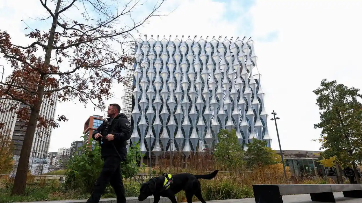 London police carry out Controlled Explosion outside US Embassy 