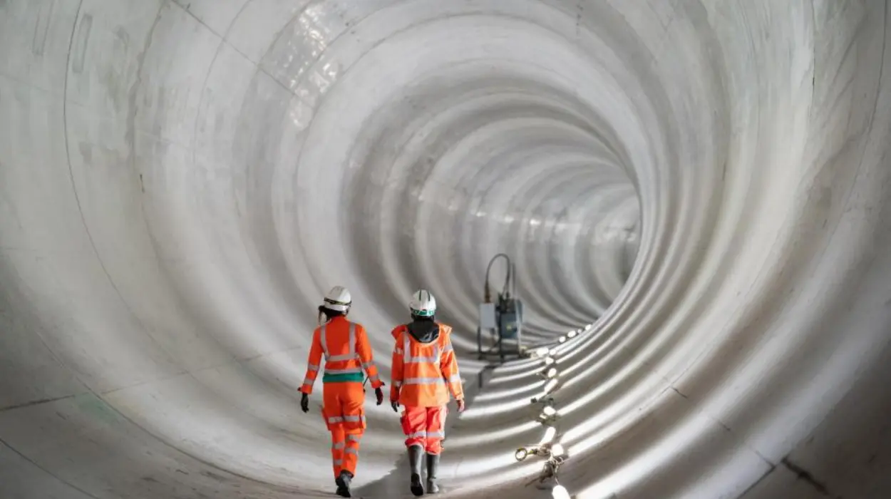 London's super sewer tackles sewage pollution in the Thames