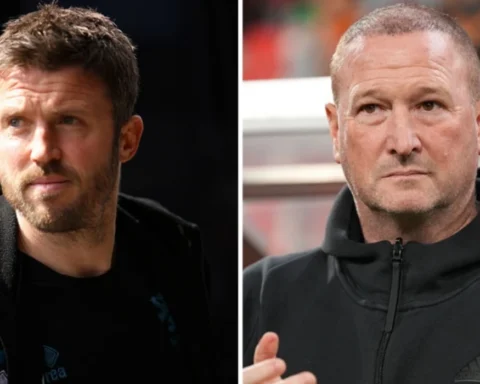 Man United names Michael Carrick interim manager with Steve Holland as assistant