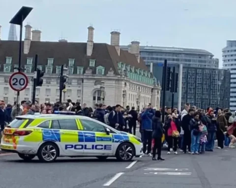 Man fights for life after stabbing on London's Westminster Bridge