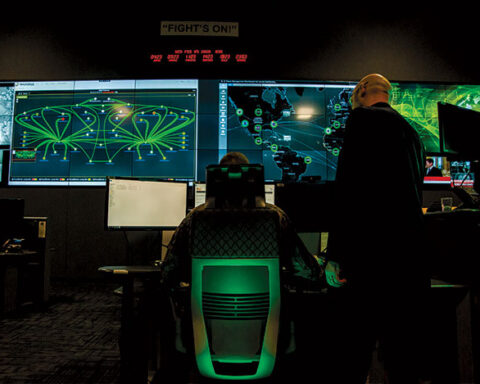 US defense tech growth highlighted at Pentagon headquarters in Washington 2026