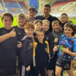 Mayor Burnham congratulates Leigh Miners Rangers on King's Award