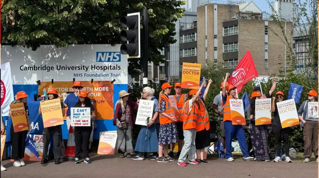 NHS: Rebooking strike cases may delay other patients