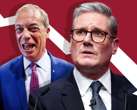 Nigel Farage leads Keir Starmer 33%-30% in PM poll