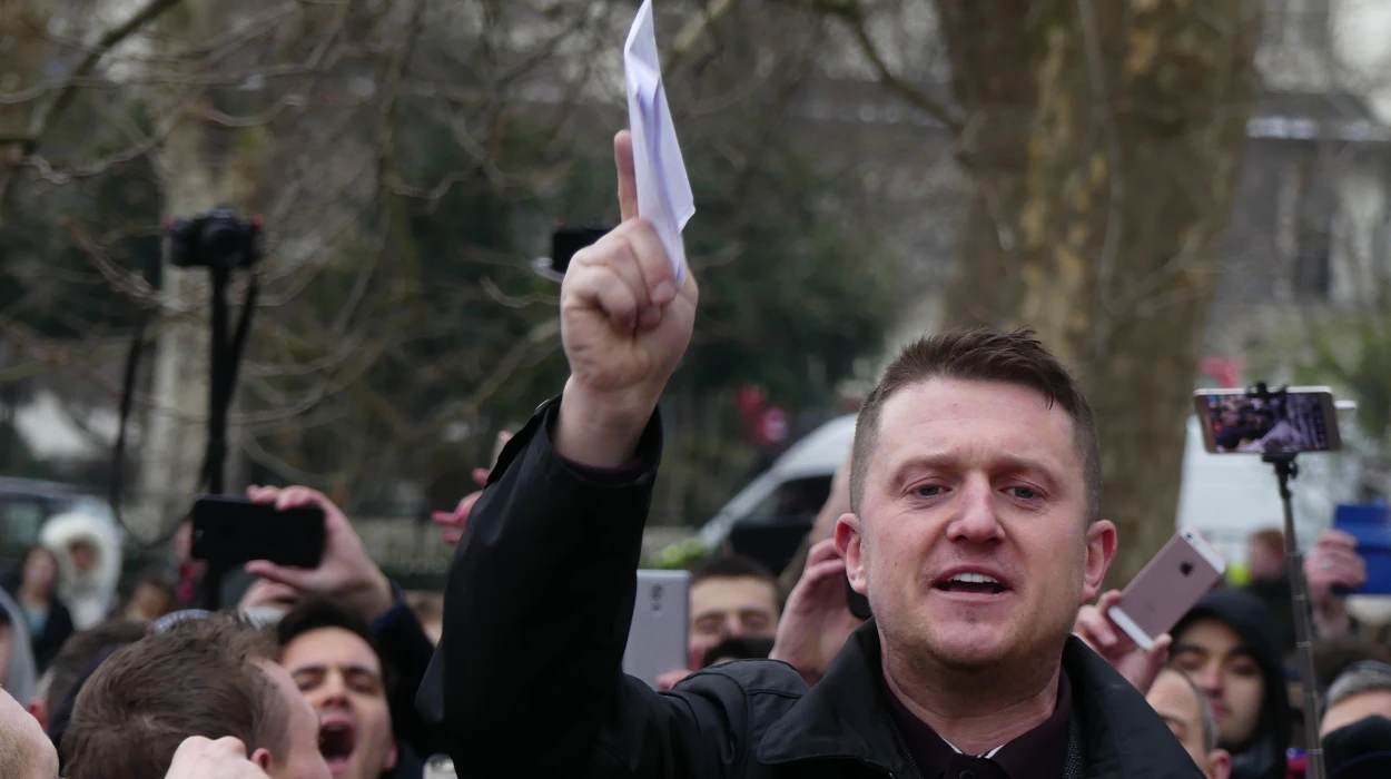 Nine arrested at violent Tommy Robinson protest in Westminster
