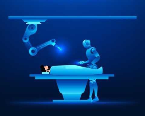 AI surgery risks highlighted inside a modern US operating room