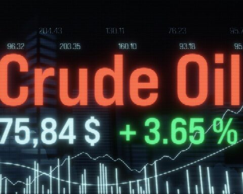 Large crude oil tanker in Persian Gulf illustrating Iran oil market risk in global energy supply