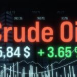 oil prices weekly gains shown on global energy trading market charts
