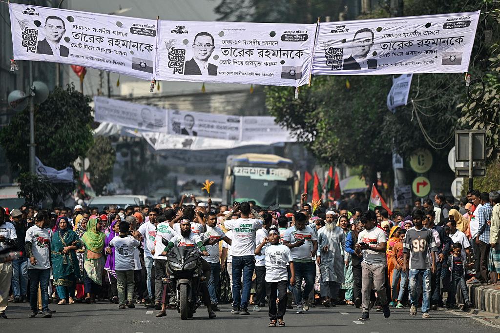 Bangladesh Election Results Confirm Majority Dhaka 2026 2 Supporters celebrate following Bangladesh election results 2026 victory in Dhaka