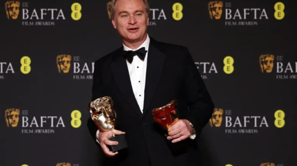 Oppenheimer Dominates BAFTAs with Seven Wins, Including Best Film and Director