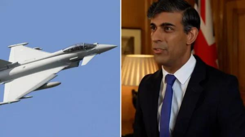 PM Rishi Sunak Confirms RAF Shot Down Iranian Drones Headed for Israel