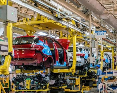 EV production expansion driving electric vehicle assembly line growth