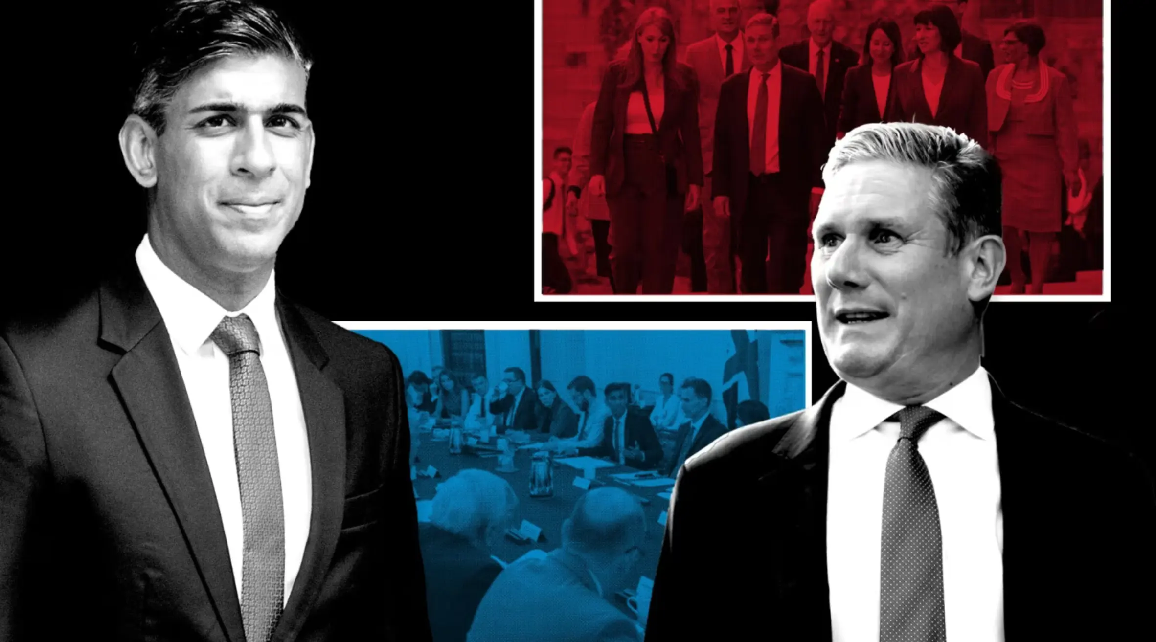 Political landscape shifts Sunak's struggles and Starmer's transformation