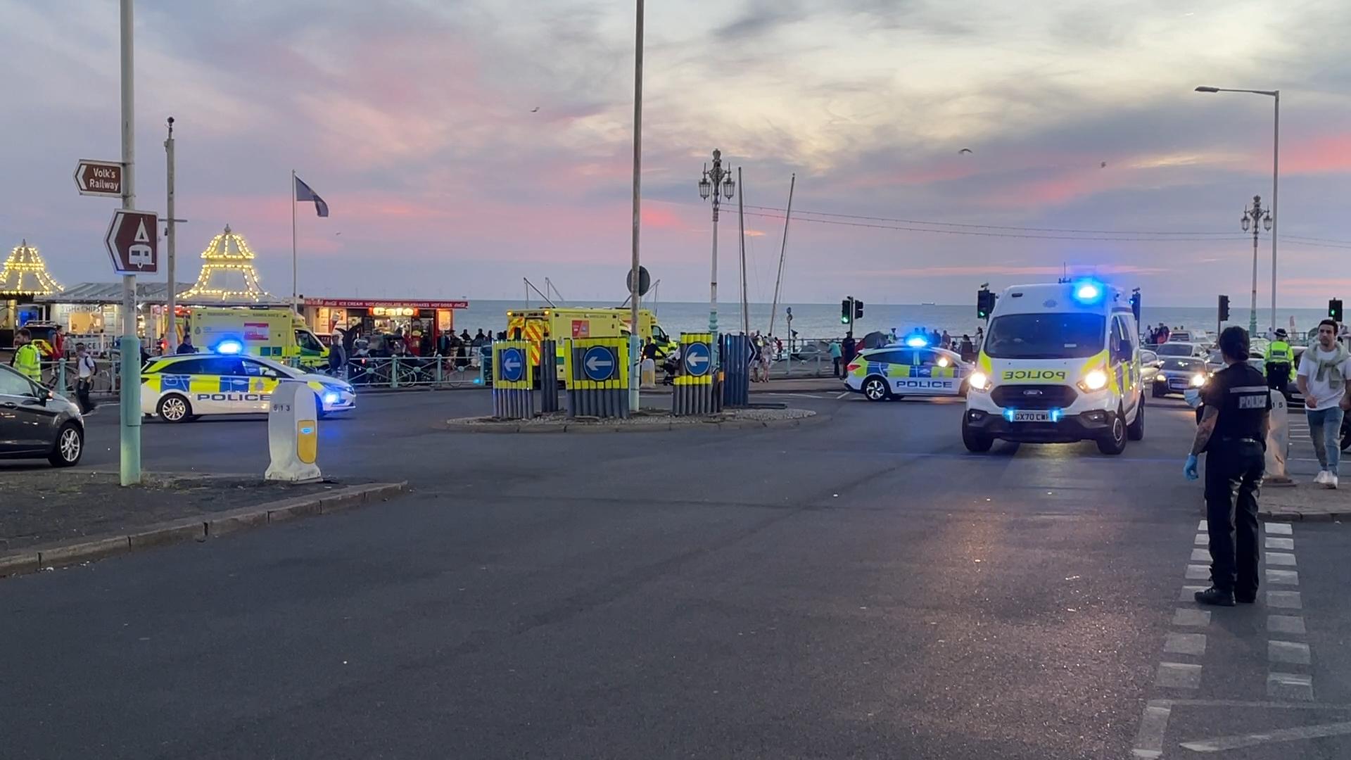 Deadly Brighton Beach Emergency Sparks Nationwide Shock in Brighton UK 2026 2 Brighton Sea Tragedy rescue crews operating along Brighton seafront