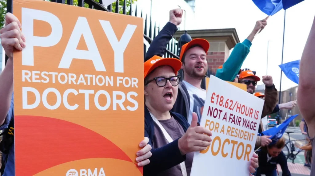 Resident doctors in England vote to proceed with industrial strike action