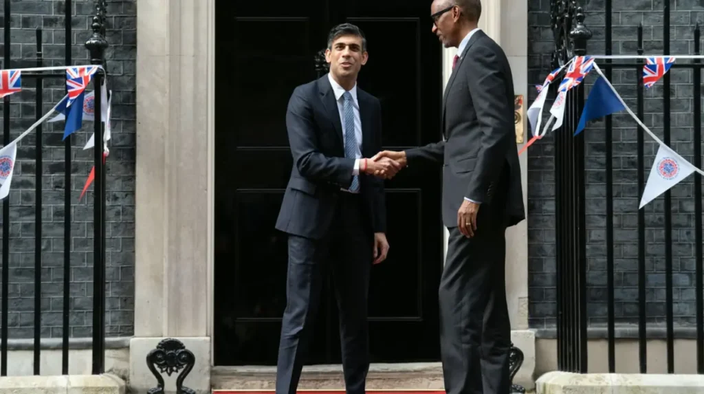 Rishi Sunak Meets with Rwanda President Kagame Amidst Migrant Flat Sale Dispute