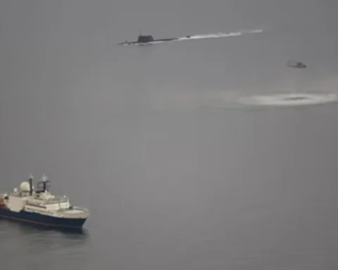Russian submarine follows spy vessel in UK waters amid pipeline survey