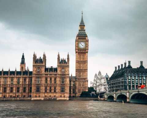 UK parliament conflict discussion inside House of Commons in London