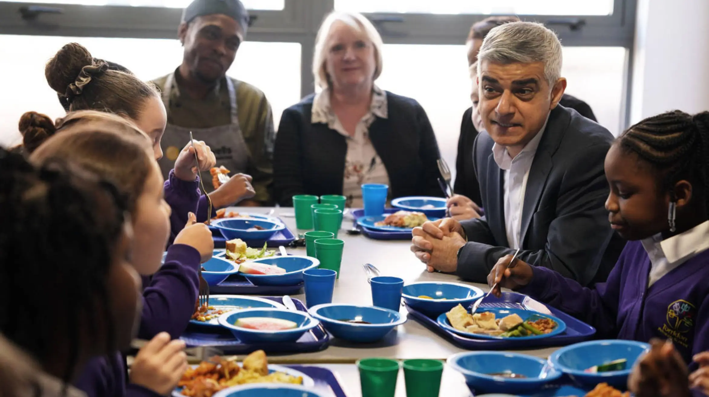 Sadiq Khan Vows to Extend Free Primary School Meals for Children if Re-elected