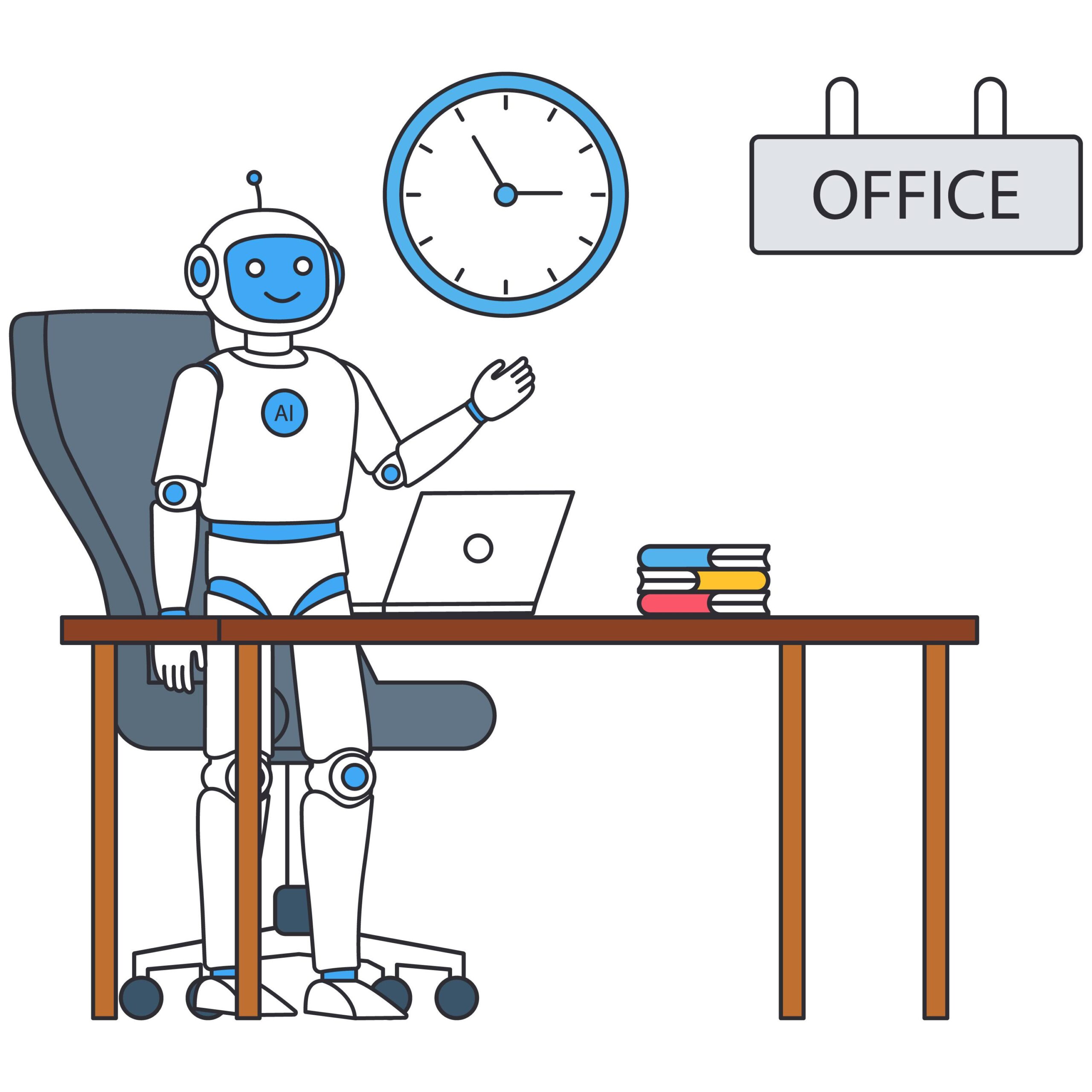 Artificial intelligence robot symbolizing AI job replacement in global industries