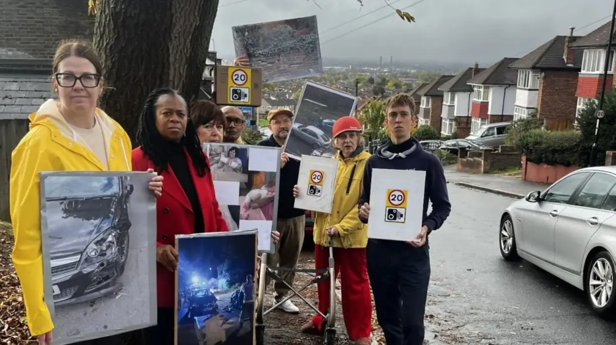 Spa Hill residents in Croydon demand action on road safety