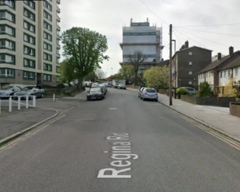 Structural demolition begins at Regina Road, Croydon