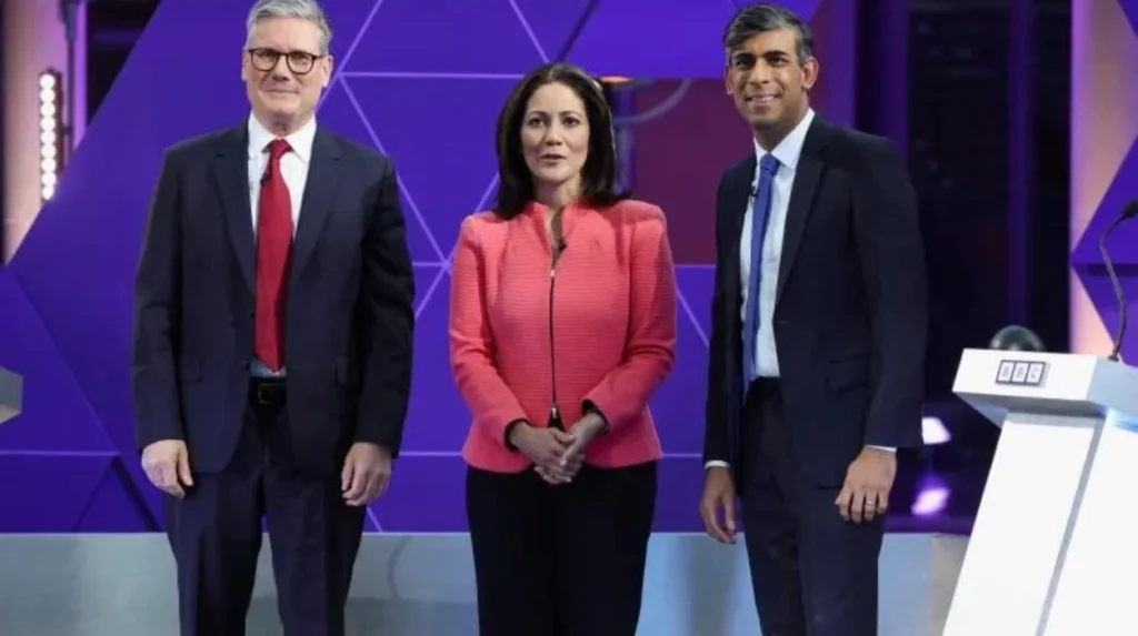 Sunak and Starmer Clash in leadership debate ahead of election
