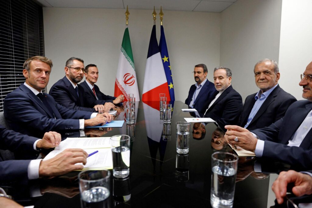 Tehran foreign ministry building where Iran de escalation message was issued