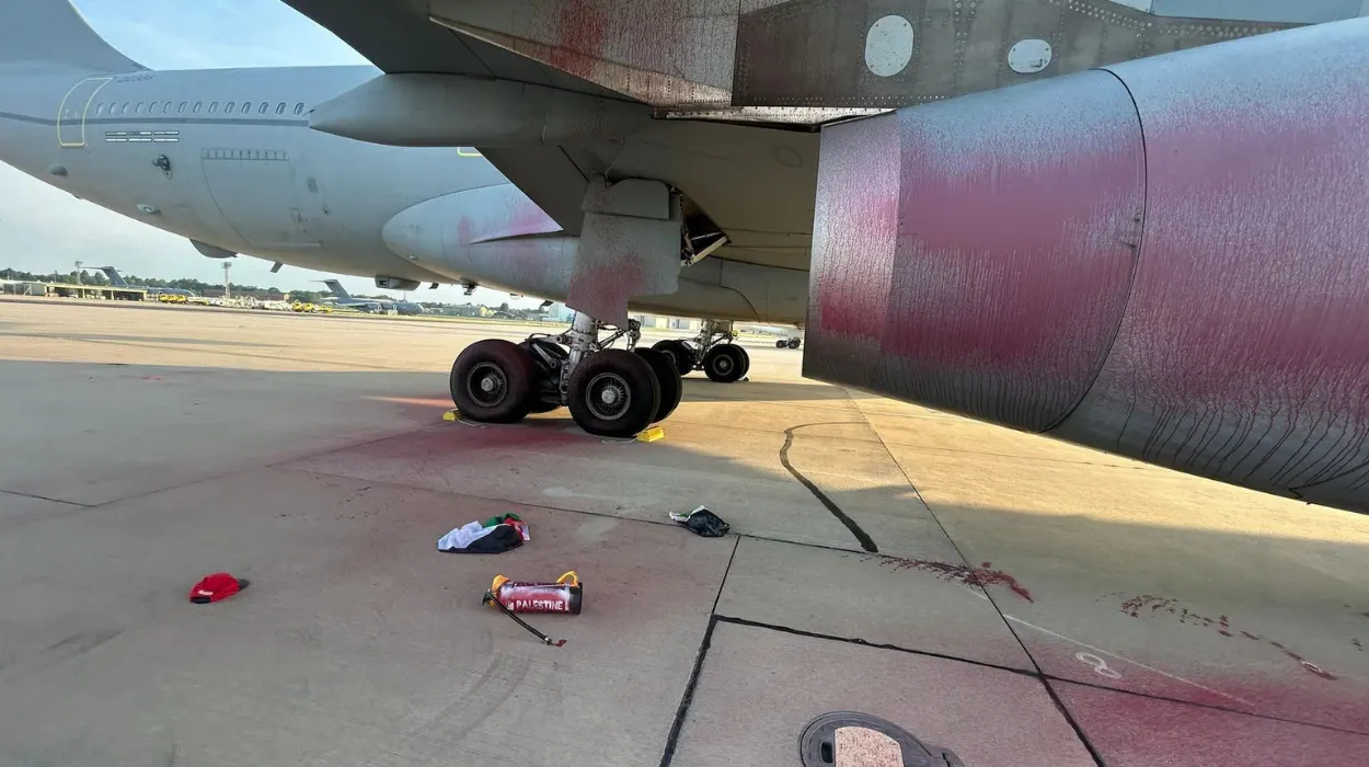 Terror arrest linked to Palestine Action RAF attack