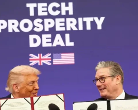 Trump and Keir Starmer sign landmark US-UK tech deal