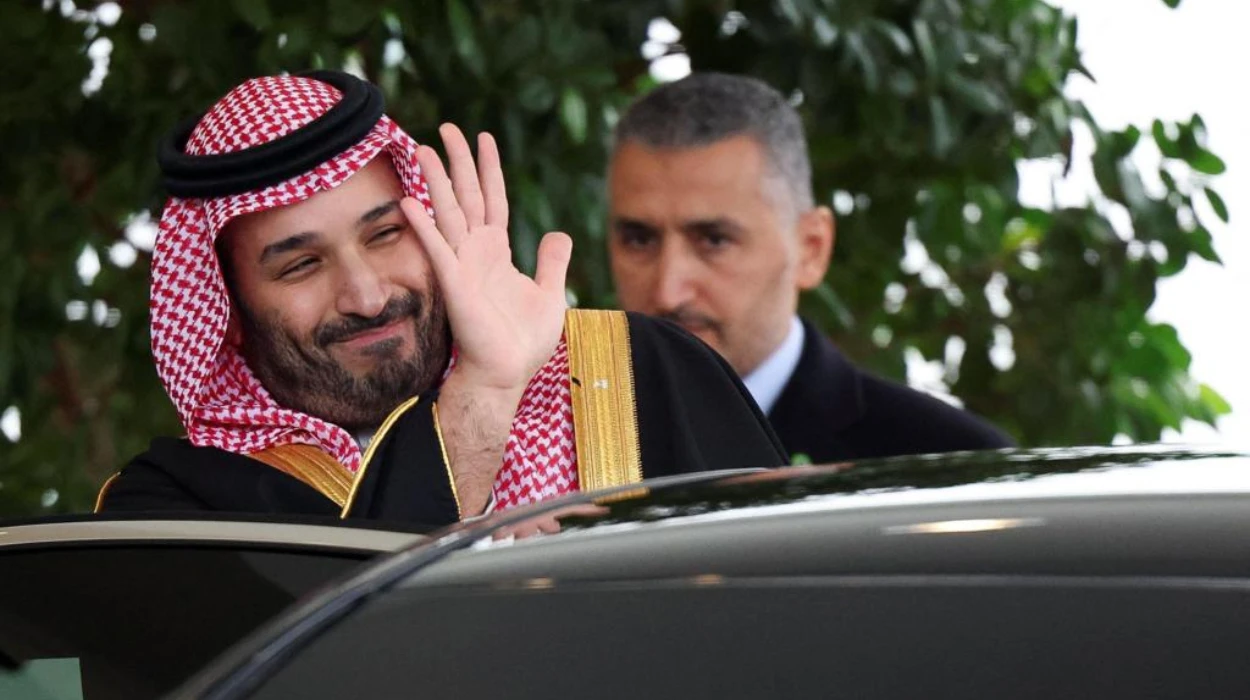 Trump defends Saudi crown prince over killing of journalist as they hold talks in Washington