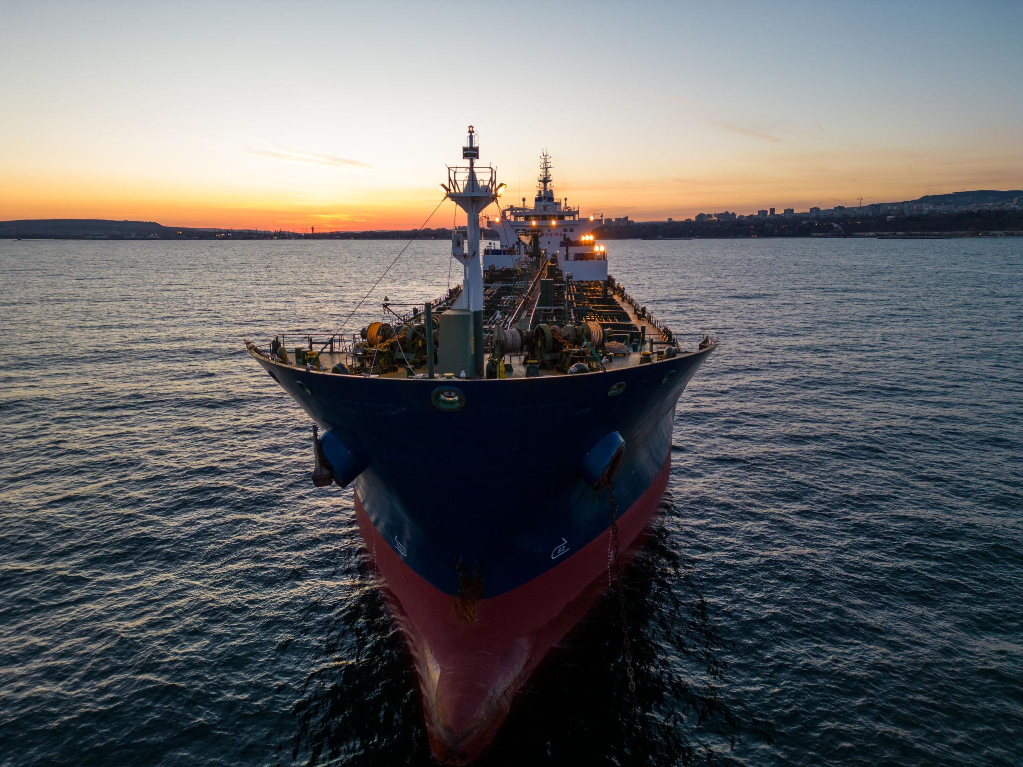 vessel tracking data showing global energy security concerns in shipping routes