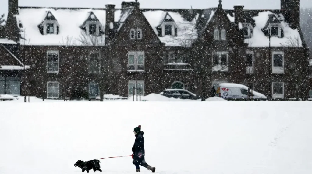 UK faces amber weather warnings as Storm Goretti brings heavy snow