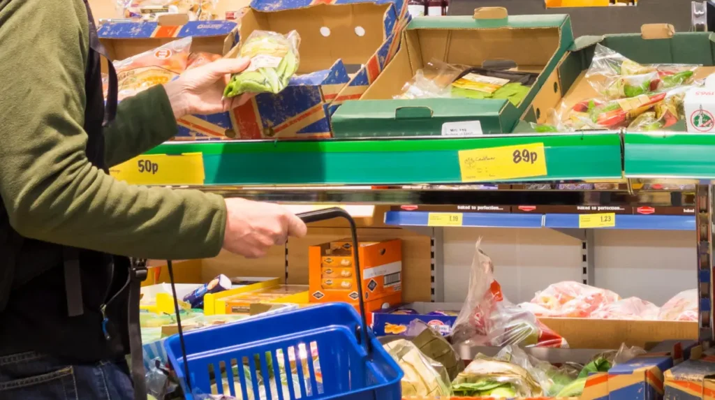 UK inflation falls sharply to 3.2% amid slower food price growth
