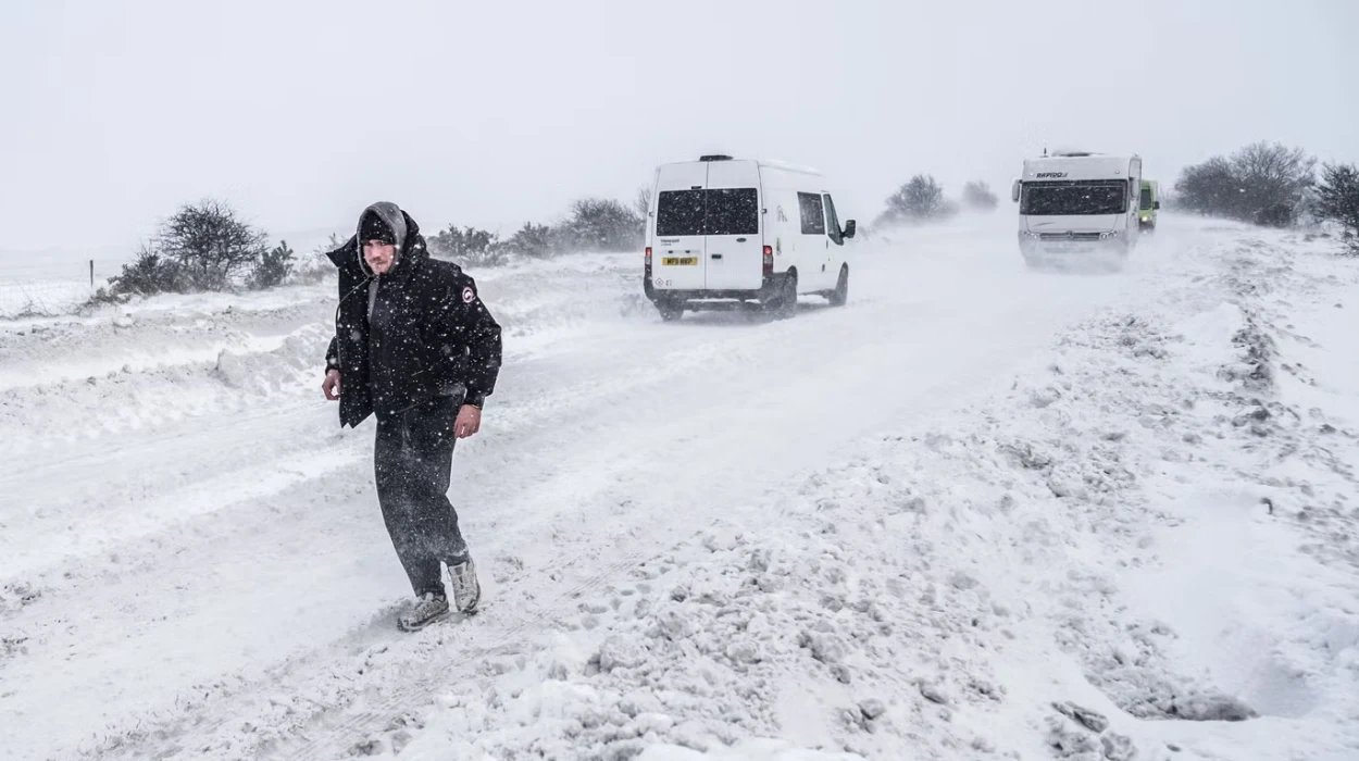 UK travel impacted by snow and ice as weather alerts continue