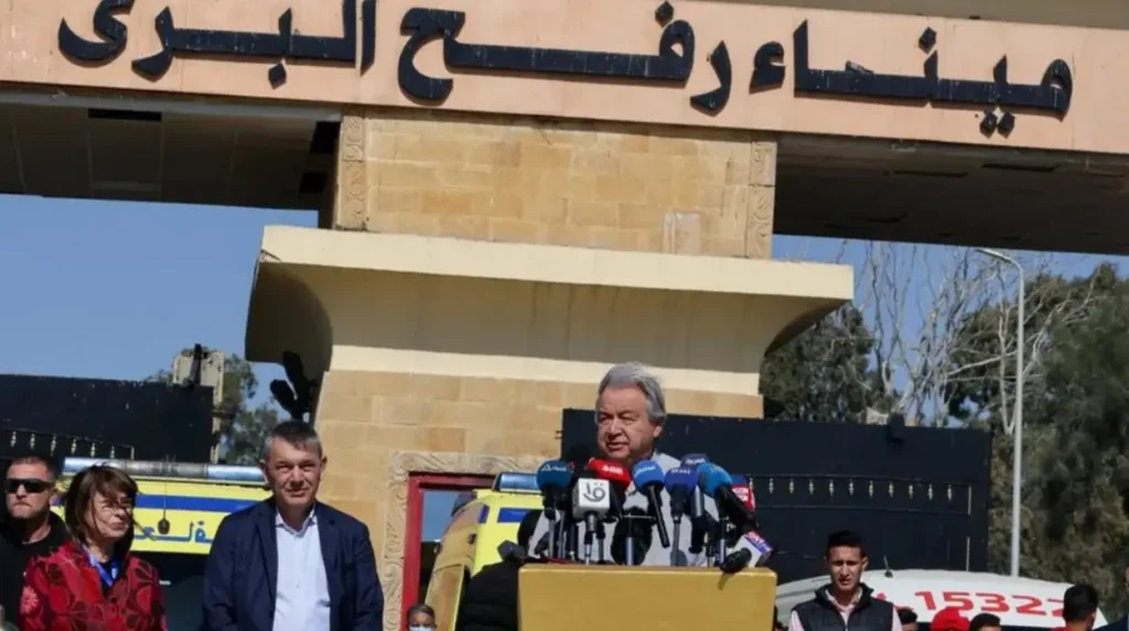 UN Chief Calls for Immediate Ceasefire in Gaza Amid Growing Humanitarian Crisis