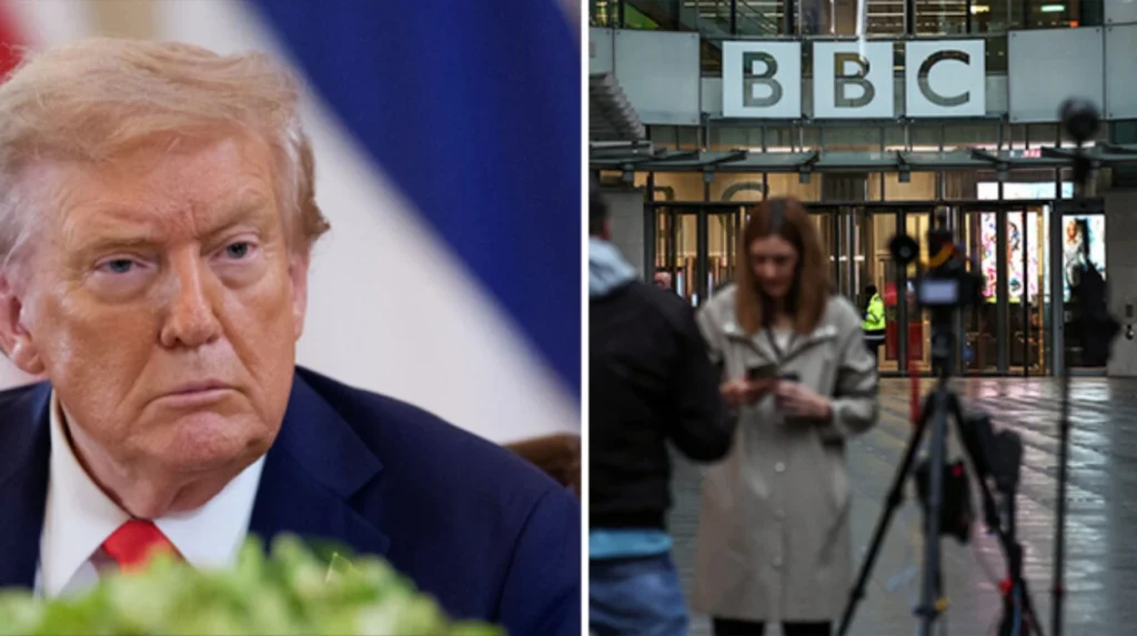US President Donald Trump says he has an “obligation” to sue BBC over edits