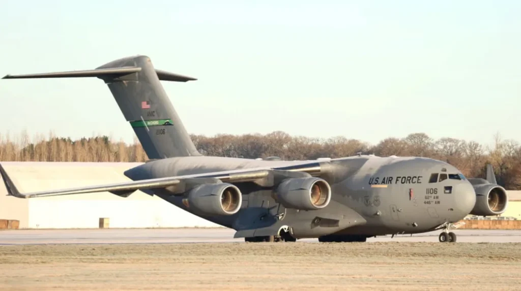 US military planes arrive at UK bases following raid on Venezuela