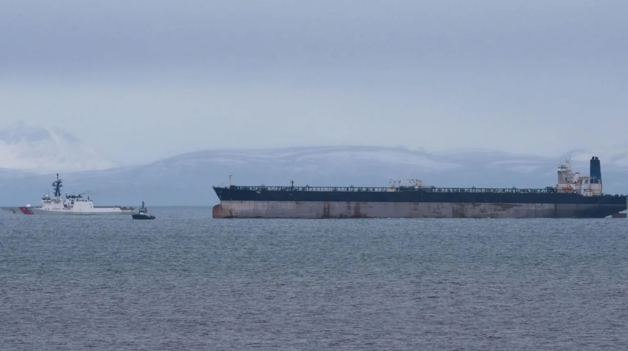 US-seized shadow fleet oil tanker Marinera spotted in Scottish Moray firth waters