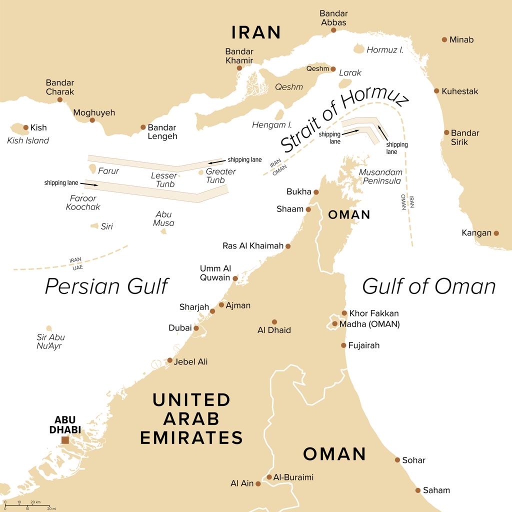 Strait of Hormuz Security Crisis Deepens as Allies Refuse Naval Support 3 Large crude oil tanker navigating narrow waters related to Strait of Hormuz security