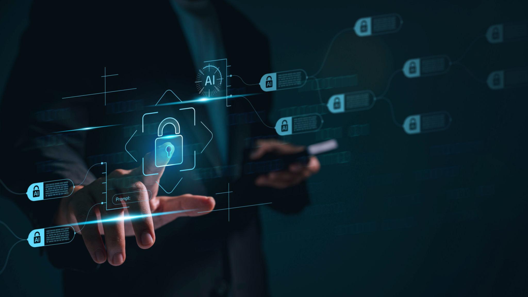 AI Cybersecurity Risks Surge as Government Partners with Anthropic to Tackle Emerging Threats 4 AI cybersecurity risks concept illustration with hacker silhouette and global network breach