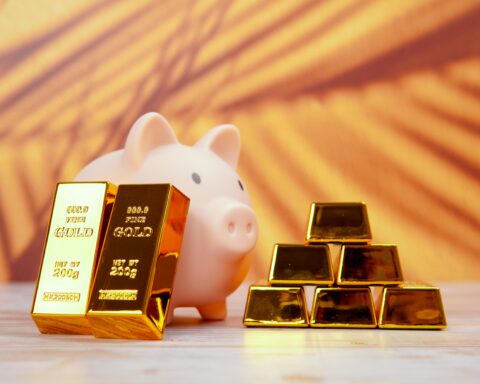 gold bars representing safest haven to hold investments during global financial uncertainty