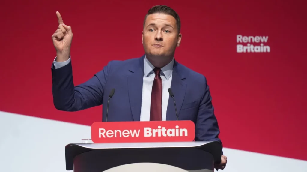 Wes Streeting warns NHS faces challenging winter ahead