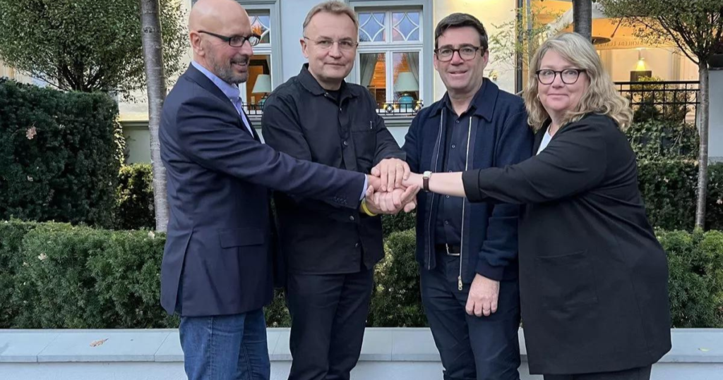 Andy Burnham Pledges Unwavering Support to Ukraine