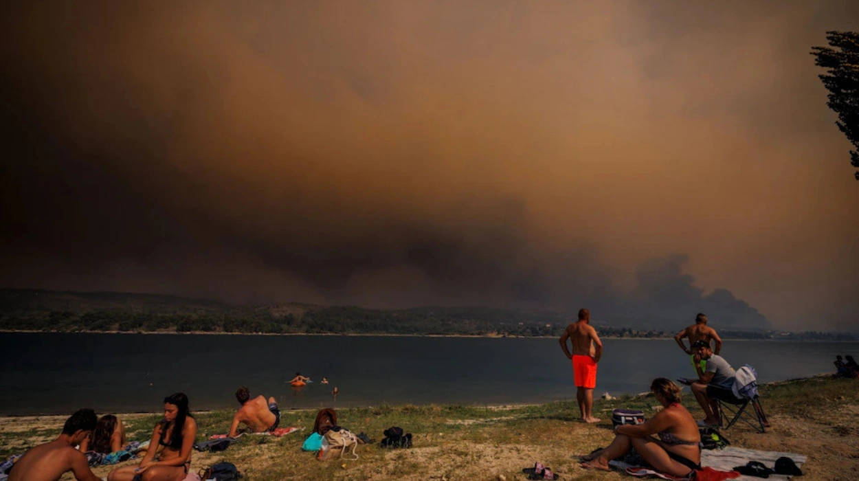 Wildfire smoke from Portugal reaches England’s south